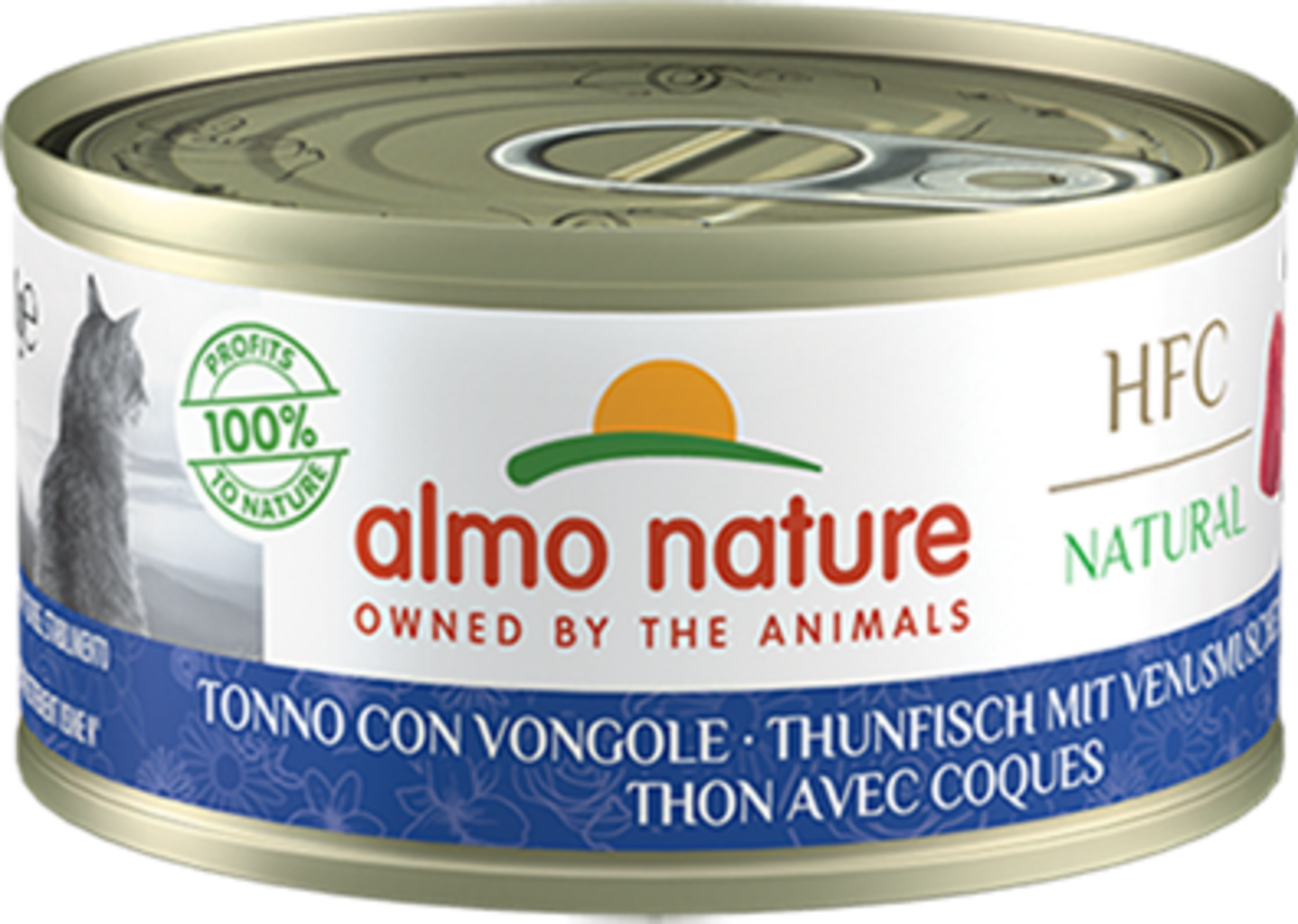 Almo Nature HFC Natural Cats - Tonno con Vongole 70g Almo Nature HFC Natural Cats - Tonno con Vongole 70g